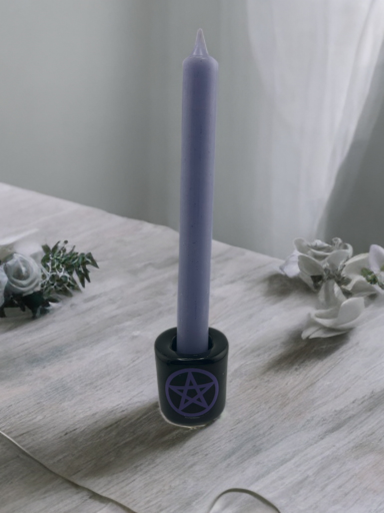 Ritual Spell Candle Holder with free gift. Chime Candle Holder .05” Multiple Styles Available