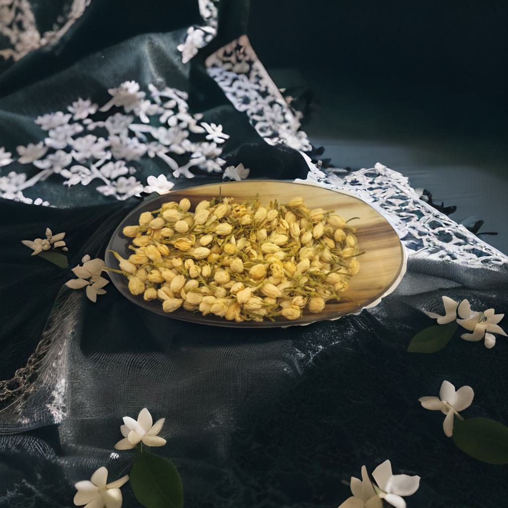 Jasmine Flowers (Whole) for Love, Moon Magic & Dreamwork | Small Ritual Pouch
