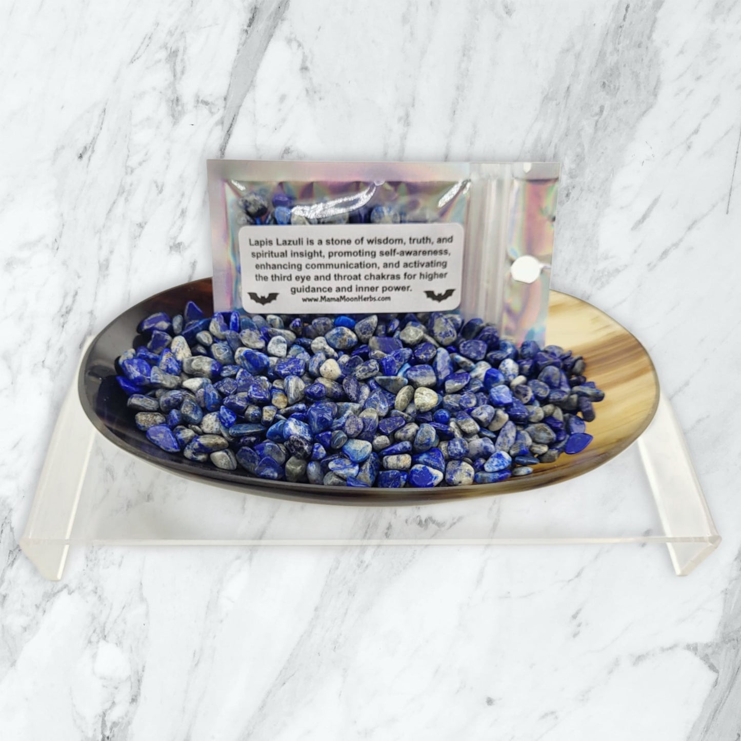 Lapis Lazuli Crystal Chips for Intuition, Truth & Divine Insight – Witchcraft Spell Jar & Ritual Supplies