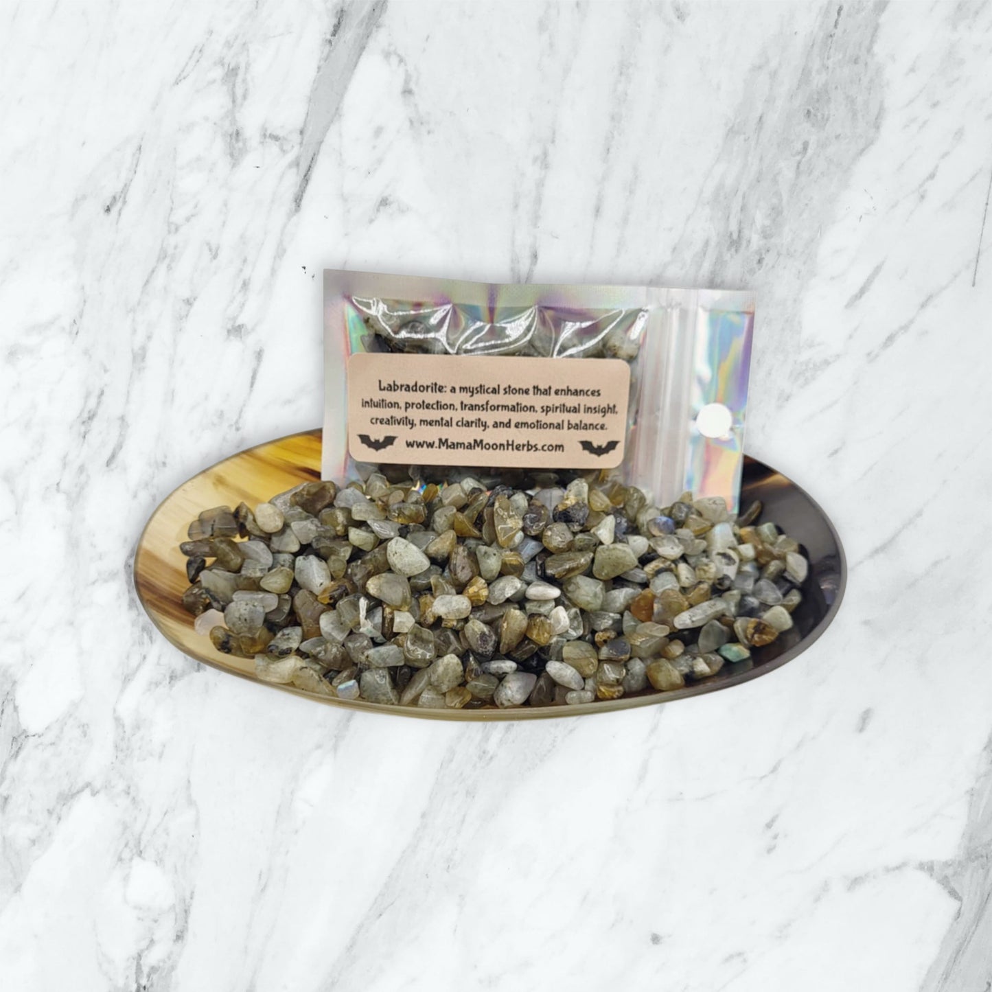 Labradorite Crystal Chips for Psychic Protection, Intuition & Transformation – Witchcraft Spell Jar & Ritual Supplies