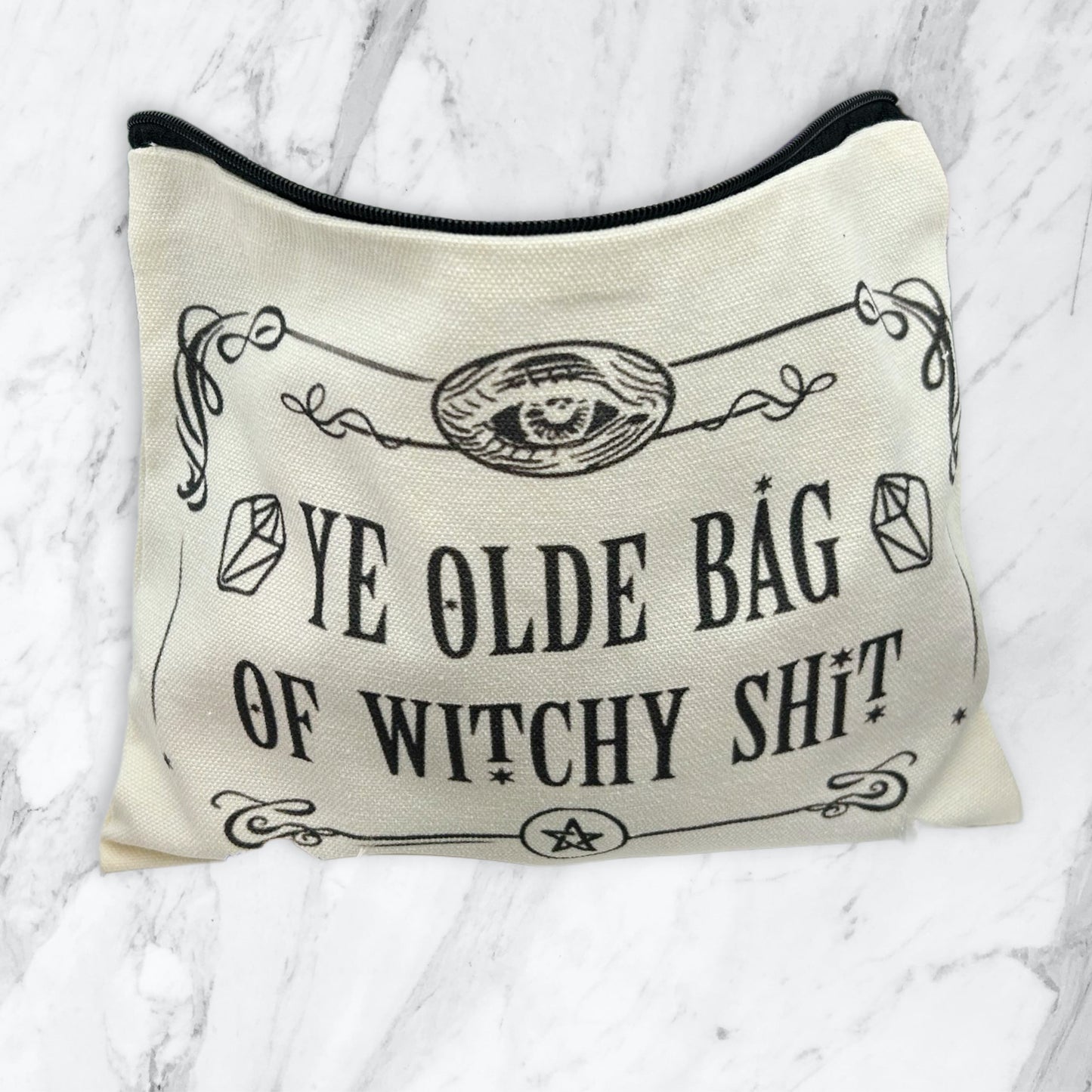 Mystery Witchcraft Grab Bag - “Ye Old Bag of Witchy Shit”, mystery witch gift, pagan witchcraft gift, baby witch herbs and crystals sampler.