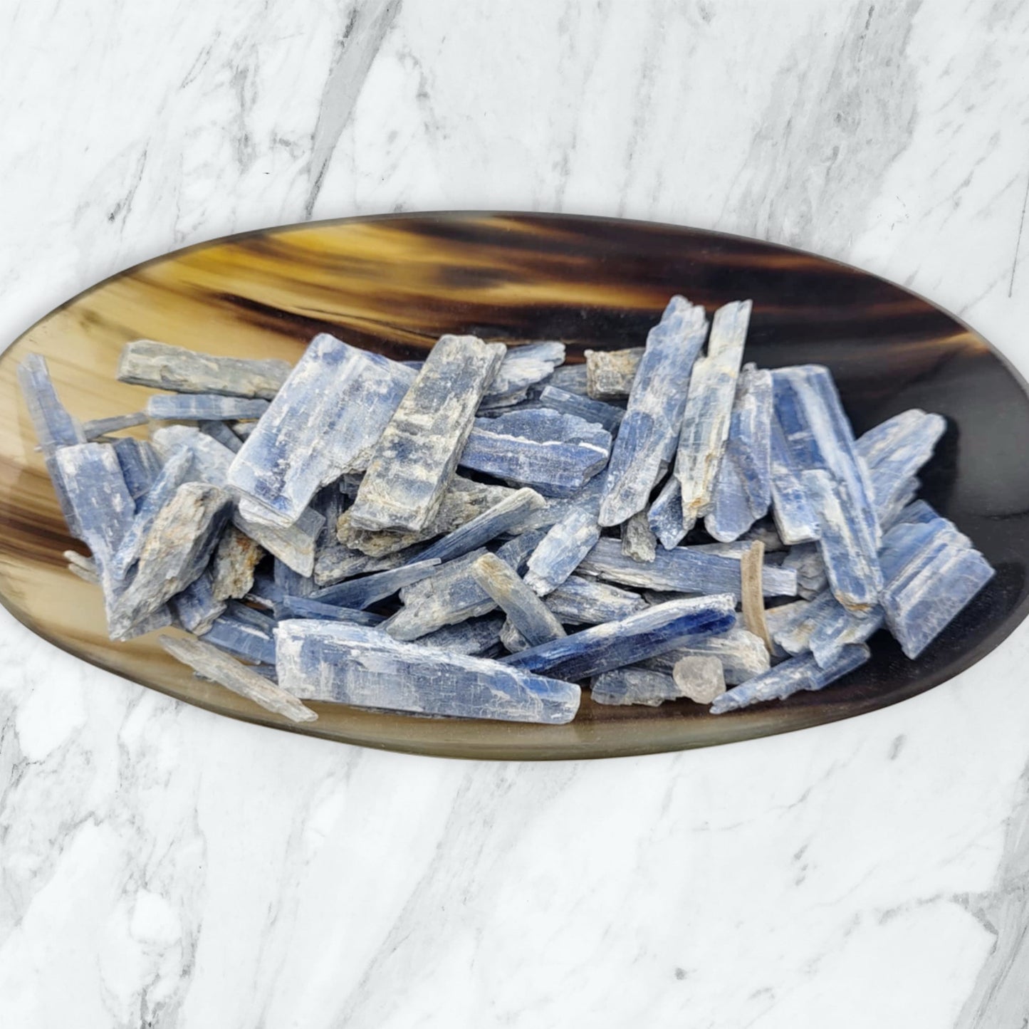 Raw Kyanite Crystals (3–4 Stones) for Cord Cutting, Chakra Alignment & Witchcraft Ritual Use