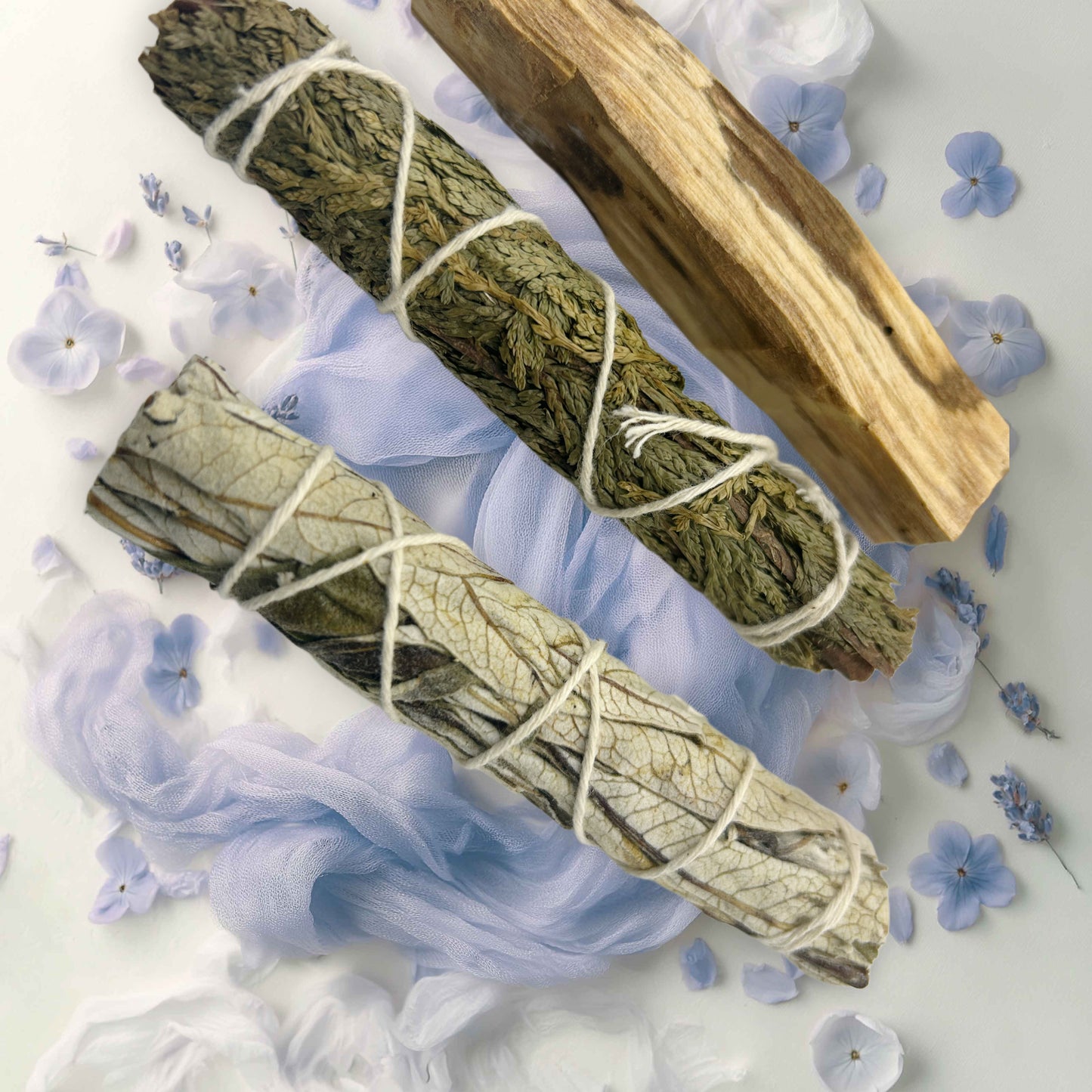 Protection & Grounding Meditation Ritual Supply Kit, Reiki Candles, Incense, Crystals, Smudge Wands plus More
