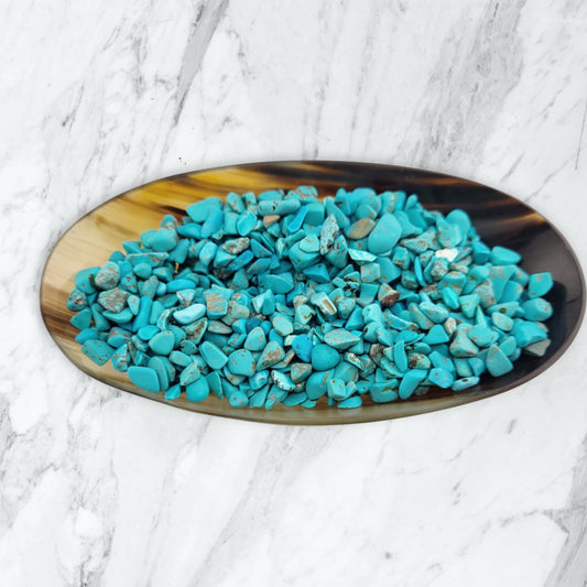 Turquoise Crystal Chips for Protection, Healing & Throat Chakra – Witchcraft Supplies for Spell Jars & Rituals